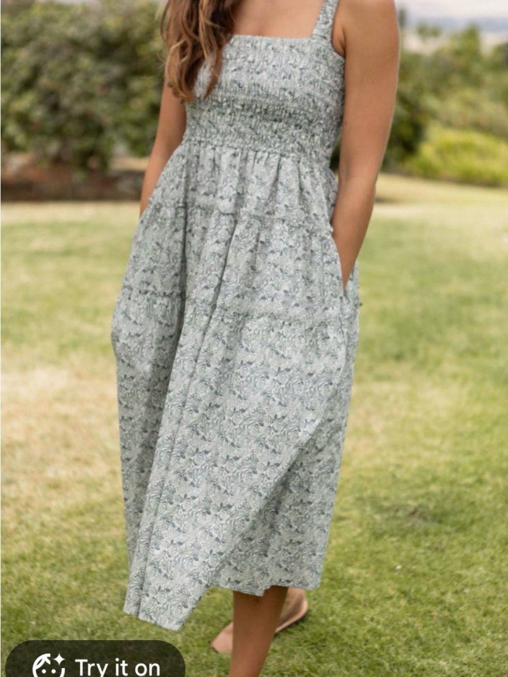 Neuflora Lenna Dress Blue Floral
